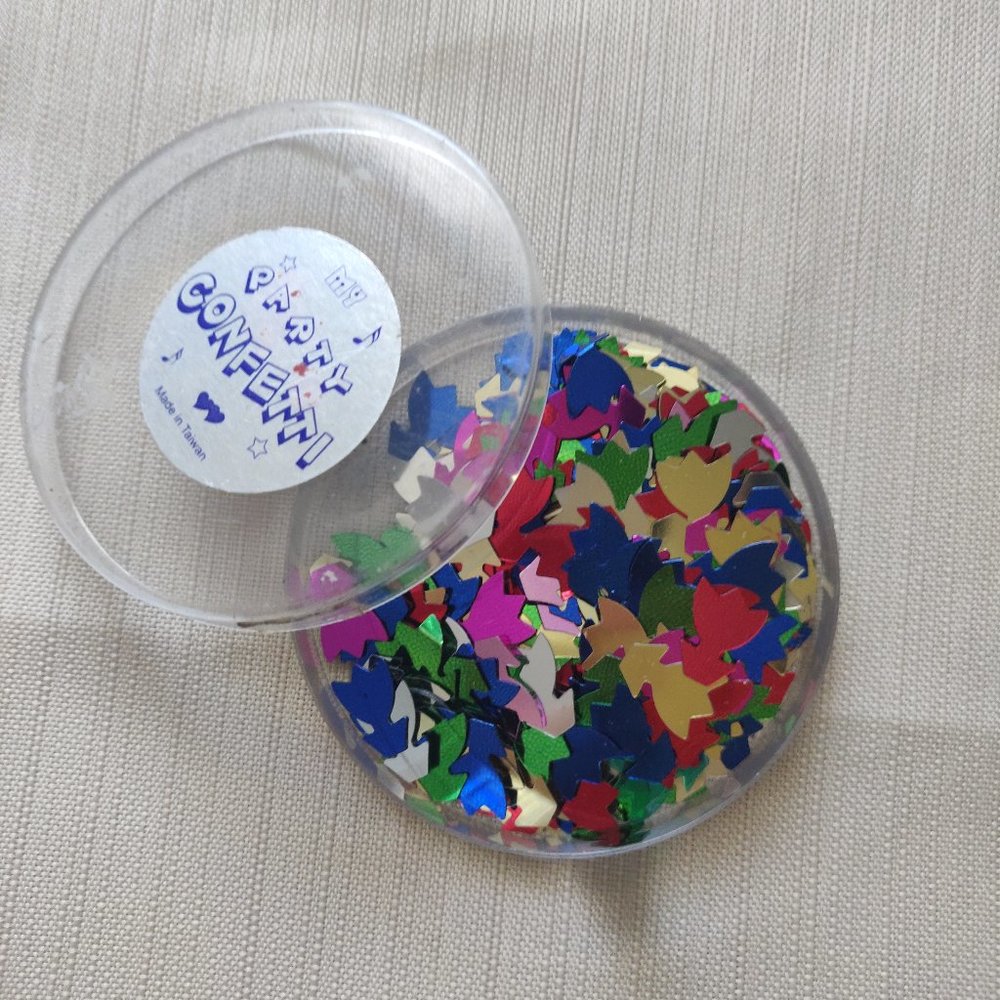 Tulip-shaped Colourful Glitters